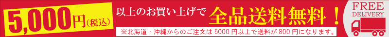 5000円以上送料無料