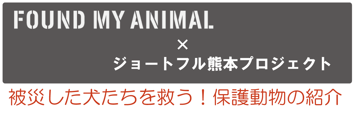 ファンド・マイ・アニマル×ジョートフル熊本プロジェクト